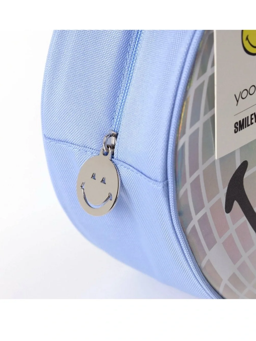 ✨ Brand New with Tags (NWT) Yoobi x SmileyWorld Disco Ball Round Lunch Bag ✨🪩